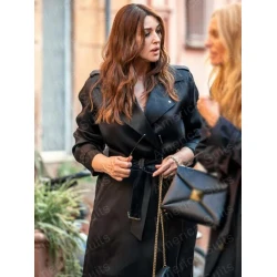 Monica Bellucci Mafia Mamma 2023 Black Coat Monica Bellucci Mafia Mamma 2023 Black Coat