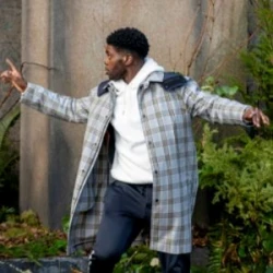 Nancy Drew Tian Richards Checked Coat Nancy Drew Tian Richards Checked Coat