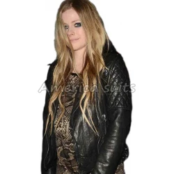 Avril Levigne Celebrity Leather Jacket