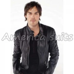 Ian Somarhalder Vampire Diaries Leather Jacket