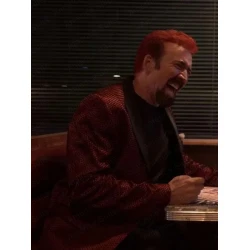 Nicolas Cage Sympathy for the Devil Red Blazer Coat
