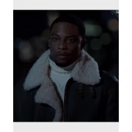 Power Book 2 Ghost Cane Tejada Shearling  Jacket