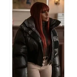 Power Book II Ghost S03 Monet Black Puffer Jacket Power Book II Ghost S03 Monet Black Puffer Jacket