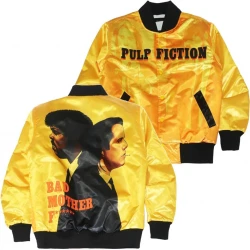 Pulp Fiction Headgear Bad Mother Bomber Jacket