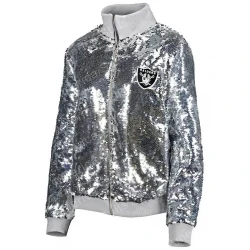 Raiders Silver Sequin Jacket