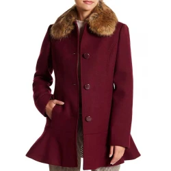 Riverdale S04 Veronica Lodge Shearling Wool Coat