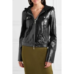 Roswell New Mexico Liz Ortecho Black Leather Jacket