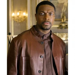 Rush Hour 3 Chris Tucker Brown Leather Coat