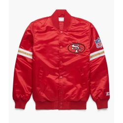 San Francisco 49ers Red Bomber Jacket San Francisco 49ers Red Bomber Jacket