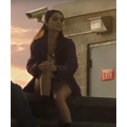 Shazam 2 Rachel Zegler Purple Jacket