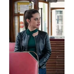 Sky High Sole Black Leather Jacket