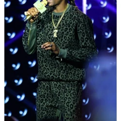 Snoop Dogg Leopard Print Tracksuit