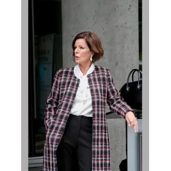 So Help Me Todd S01 Margaret Plaid Coat