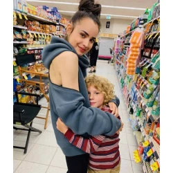 Sofia Carson Feel The Beat Grey Hoodie