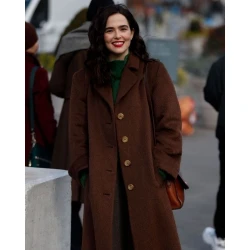 Something from Tiffany’s Zoey Deutch Brown Coat Something from Tiffany’s Zoey Deutch Brown Coat