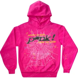 Sp5der Pink Hoodie