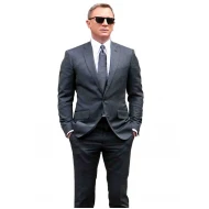 Spectre Grey Pinstripe Suit