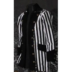 Steampunk Striped Pirate Jacket