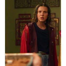 Stranger Things Season 04 Eleven Red Hooded Coat