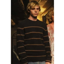 Tate Langdon Brown Stripe Sweater