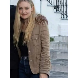 The Equalizer 3 Dakota Fanning Brown Jacket