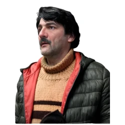 The Eternaut 2025 Cesar Troncoso Puffer Black Jacket