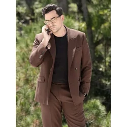 The Idol 2023 Dan Levy Brown Suit
