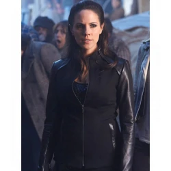 The Lost Girls Anna Silk Black Leather Jacket The Lost Girls Anna Silk Black Leather Jacket
