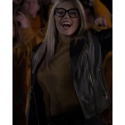 The Sex Lives of College Girls Black Leather Jacket