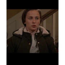 The Sex Lives of College Girls Kimberly Finkle Green Quilted Jacket