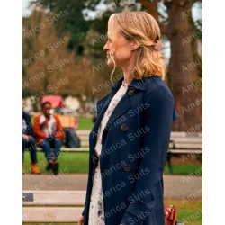 The Wedding Contract Rebecca Blue Trench Coat