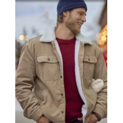 Tis the Season to be Merry Travis Van Winkle Brown Cotton Jacket
