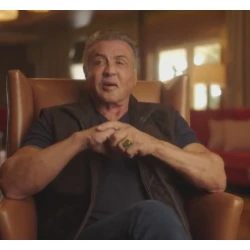 Tulsa King Sylvester Stallone Leather Vest