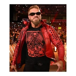 WWE Edge Red Leather Jacket