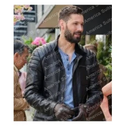 Wedding Season 2023 Ryan Black Leather Jacket