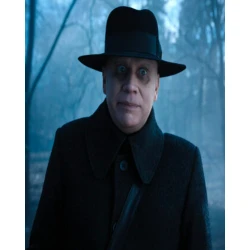 Wednesday 2022 Fred Armisen Black Coat Wednesday 2022 Fred Armisen Black Coat