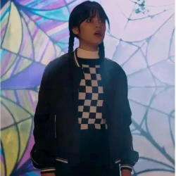 Wednesday 2022 Jenna Ortega Bomber Jacket Wednesday 2022 Jenna Ortega Bomber Jacket
