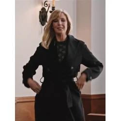 Yellowstone S04 Beth Dutton Black Trench Coat Yellowstone S04 Beth Dutton Black Trench Coat