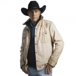 Yellowstone S05 John Dutton White Jacket