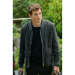 Your Place or Mine Ashton Kutcher Bomber Jacket