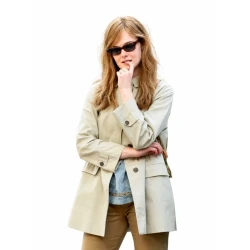 A Complete Unknown Elle Fanning Trench Coat