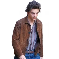 A Complete Unknown Timothée Chalamet Suede Jacket
