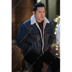 A Cozy Christmas Inn Andy Holliday Denim Jacket
