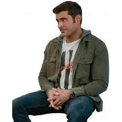 A Family Affair 2024 Zac Efron Green Jacket