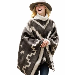 A Rainy Day In New York Elle Fanning Poncho
