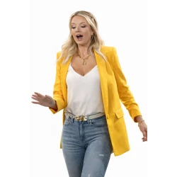 Abby Newman The Young and The Restless Yellow Blazer