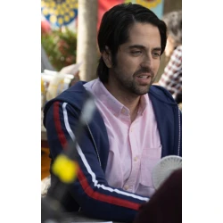 Adam Saunders Re Election Blue Hoodie