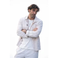 Alejandro Garcia If Its Tuesday Its Murder White Jacket