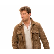 Alex Pettyfer Under The Stars 2026 Brown Corduroy Jacket
