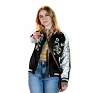 All Night Wrong 2026 Maria Bakalova Bomber Jacket